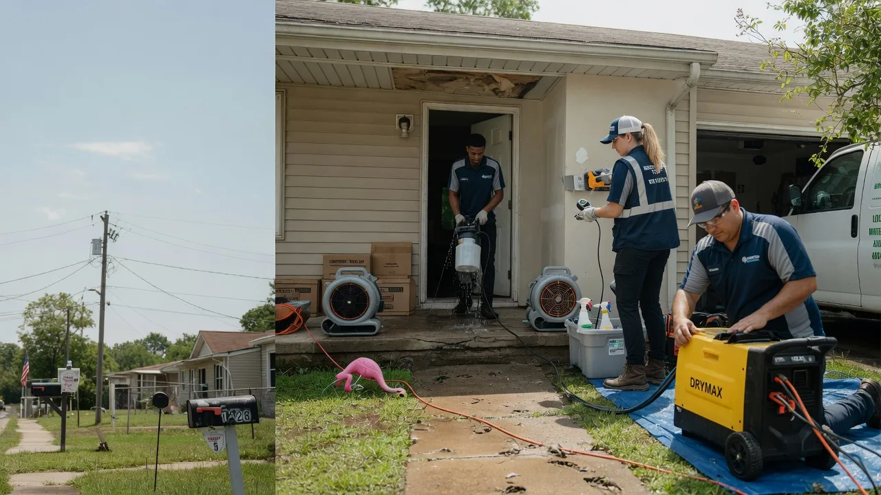Storm Damage Water Removal in Kildare, TX near me
